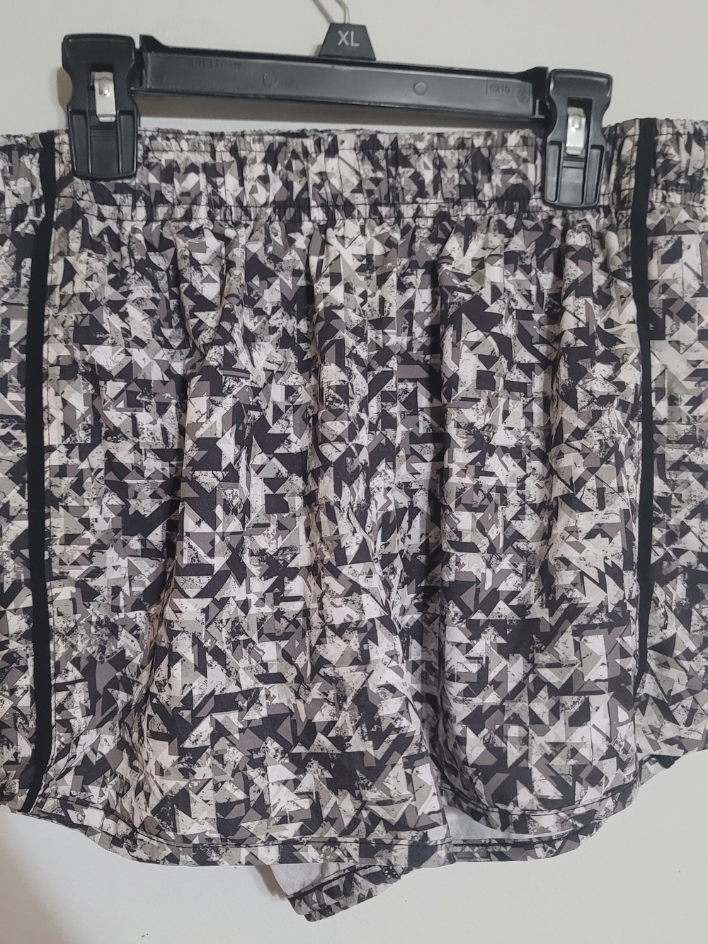 Xersion Womens Running Shorts Sz Small Black Gray Workout Gym Training Athletic